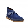 British Collection "Cambridge" Navy Leather and Suede