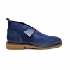 British Collection "Cambridge" Navy Leather and Suede