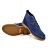 British Collection "Cambridge" Navy Leather and Suede