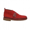 British Collection "Cambridge" Red Leather and Suede