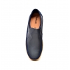 British Collection "Norwich" Navy Suede and Leather