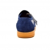 British Collection "Norwich" Navy Suede and Leather