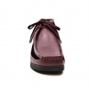 British Collection"New Castle"- Plum Leather and Black Suede