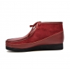 British Collection"New Castle"- Cherry Leather and Suede