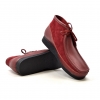 British Collection"New Castle"- Cherry Leather and Suede