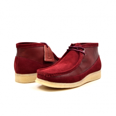 British Collection "Walkers"-Burgundy Suede and Leather