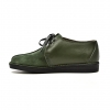 British Collection "Kingston," Green Suede/Green Lthr Split-Toe