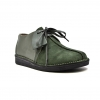 British Collection "Kingston," Green Suede/Green Lthr Split-Toe