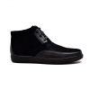 British Collection "Birmingham" Black Suede and Leather