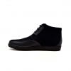British Collection "Birmingham" Black Suede and Leather