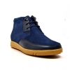 British Collection "Birmingham" Navy Suede and Leather