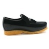 British Collection King Old School Slip On Black Suede Shoes