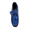 British Collection Classic TPR Blue Leather Slip-on