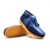 British Collection Classic TPR Blue Leather Slip-on