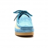 British Collection"New Castle"-Blue and Beige Suede