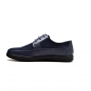 British Collection "Westminster" Navy Leather and Suede