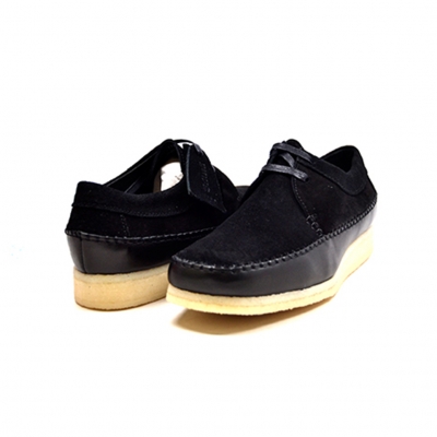 British Collection "Somerset-Low" Black Leather and Suede