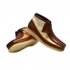 British Collection "Walkers"-Cognac/Gold Leather