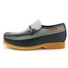 British Collection Power Old School Slip On Grey/Black Shoes