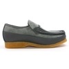 British Collection Power Old School Slip On Grey Suede Shoes