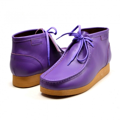 British Collection "New Castle 2"-Purple Leather