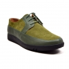 British Collection "Westminster" Olive Green Leather and Suede