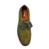 British Collection "Westminster" Olive Green Leather and Suede