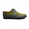 British Collection "Westminster" Olive Green Leather and Suede