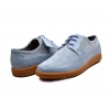 British Collection "Westminster" Sky Blue Leather and Suede