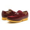 British Collection King Old School Slip On Burgundy Su/Le shoes