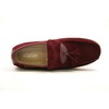 British Collection King Old School Slip On Burgundy Su/Le shoes
