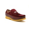 British Collection King Old School Slip On Burgundy Su/Le shoes