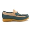 British Collection Power Old School Slip On Tan/Blue