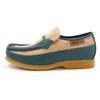 British Collection Power Old School Slip On Tan/Blue