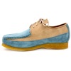 British Collection Crown-Powder Blue/Beige Suede