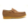 British Collection Power Old School Slip On Tan Leather/ Suede