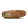 British Collection Power Old School Slip On Tan Leather/ Suede
