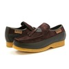 British Collection King Old School Slip-Brown Lthr Suede Shoes