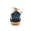 British Collection Crown-Navy/Beige Leather Suede