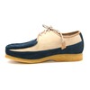 British Collection Crown-Navy/Beige Leather Suede